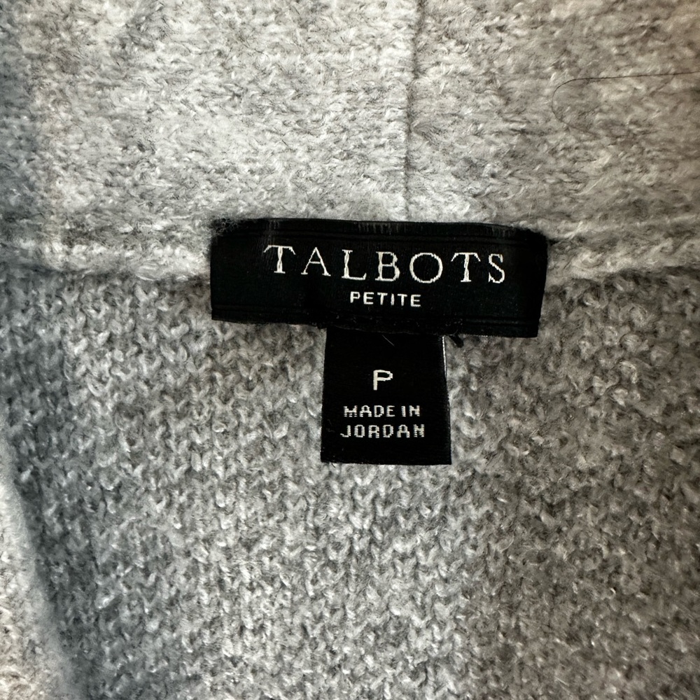 Nwot Talbots Shadow Leopard Print Flyaway Sweater - image 3